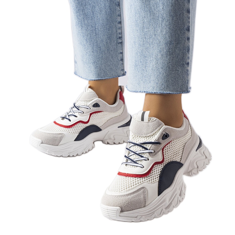 Inna Bijele tenisice s vidljivim gazištem marke Rosita bijela