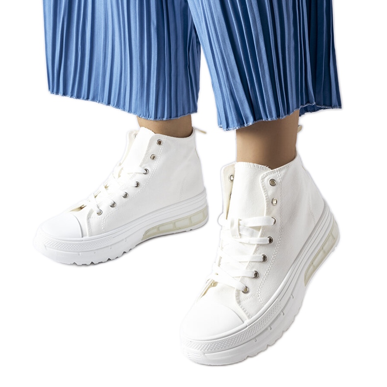 Inna Bijele visoke tenisice marke Quiet bijela