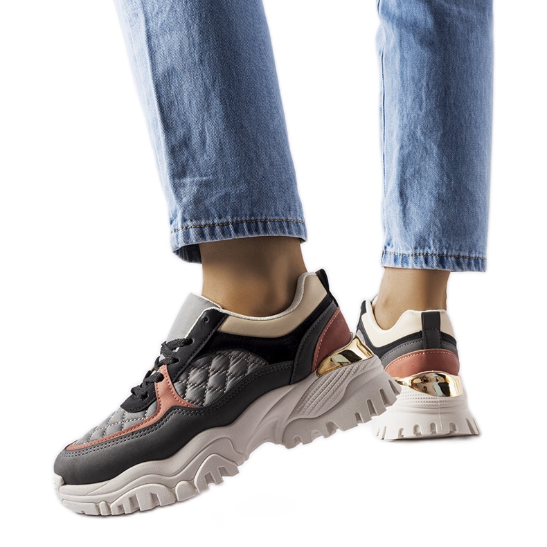 Inna Sive tenisice s umetcima u boji iz Esquibela siva