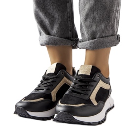 Inna Crne tenisice sa svjetlucavim ukrasima marke Busso crna