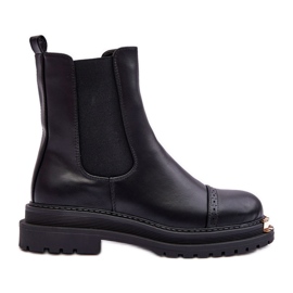 PG1 Ženske Chelsea čizme crne Nialee crna