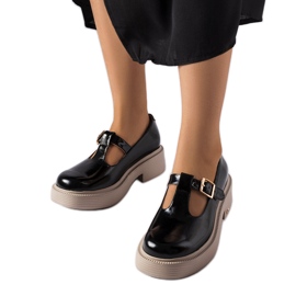 Inna Karino crne lakirane cipele crna