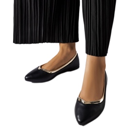 Crne balerinke sa šiljatim prstima iz Vittoria crna