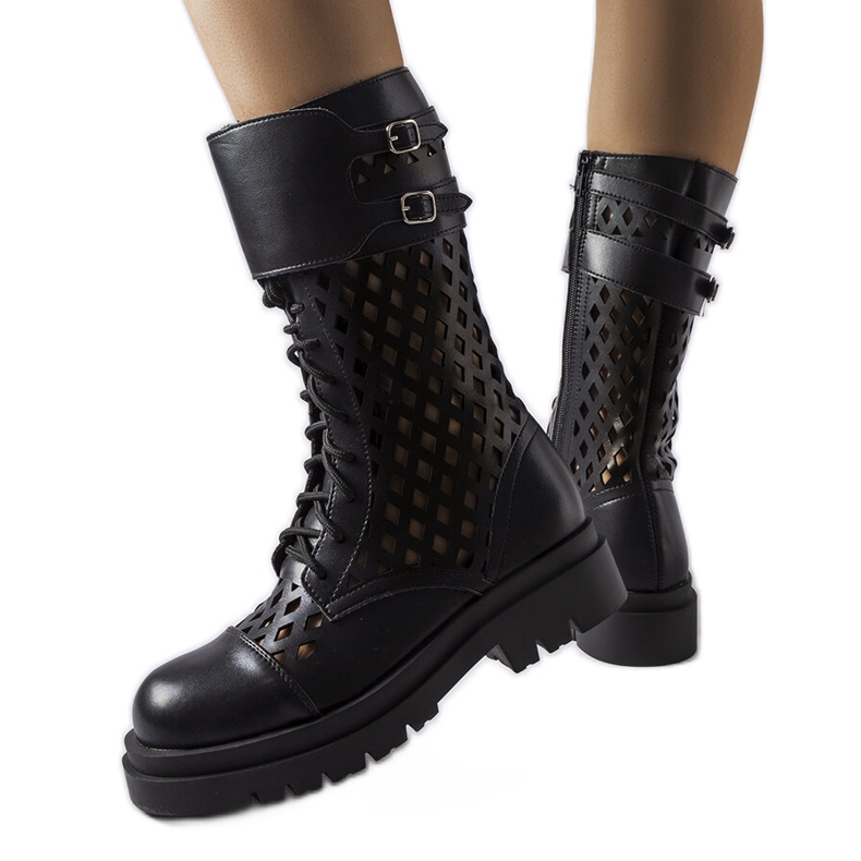 Crni ažur Amarante radnici crno