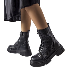 Corpus crne otvorene čizme crna