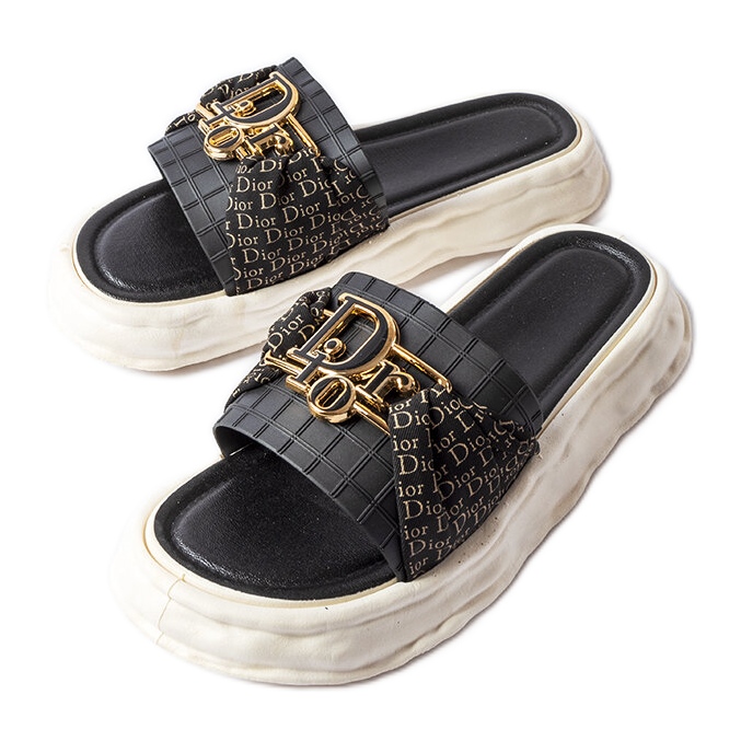 Crne gumene ukrasne tobogane iz Bérarda crno