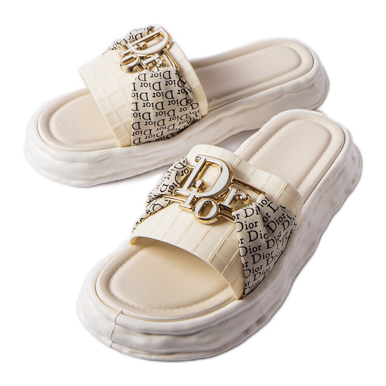 Bež gumeni ukrasni tobogani marke Bérard