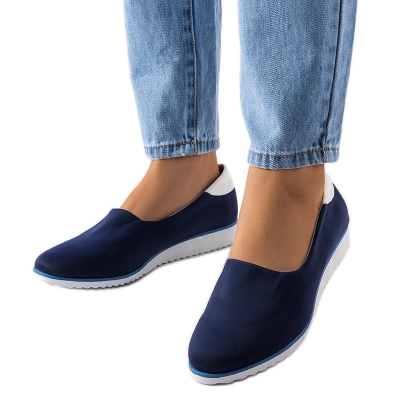 Alfonsi tamnoplave elastične tenisice plava