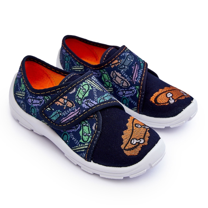 BEFADO S.A. Befado papuče za dječake 974X503 tamnoplave plava