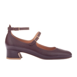 Marco Shoes Pumpice s kopčom crvena