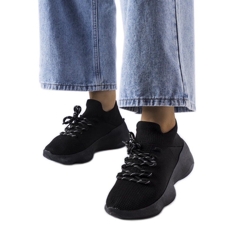 Lavallée sportske cipele od crne tkanine crno