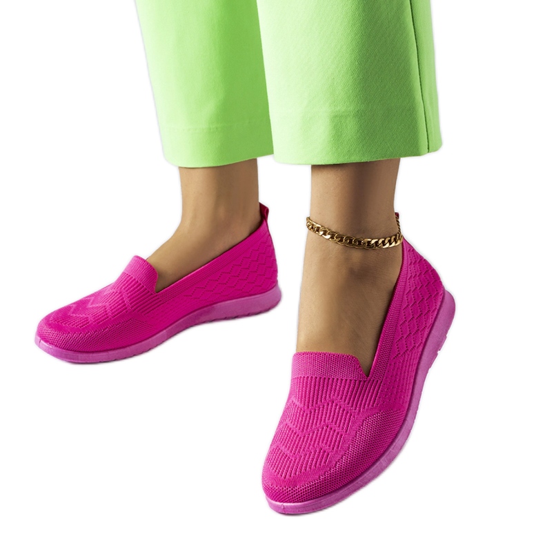 Inna Aoife ružičaste tenisice od tkanine ružičasta