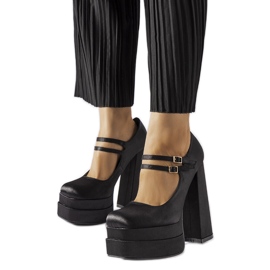 Crne Gabrielove cipele s visokom petom crna