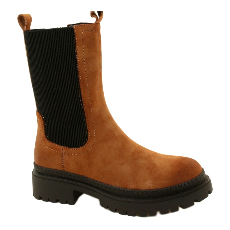 Ženske visoke topline Workers Evento 23BT35-6440 Camel smeđa