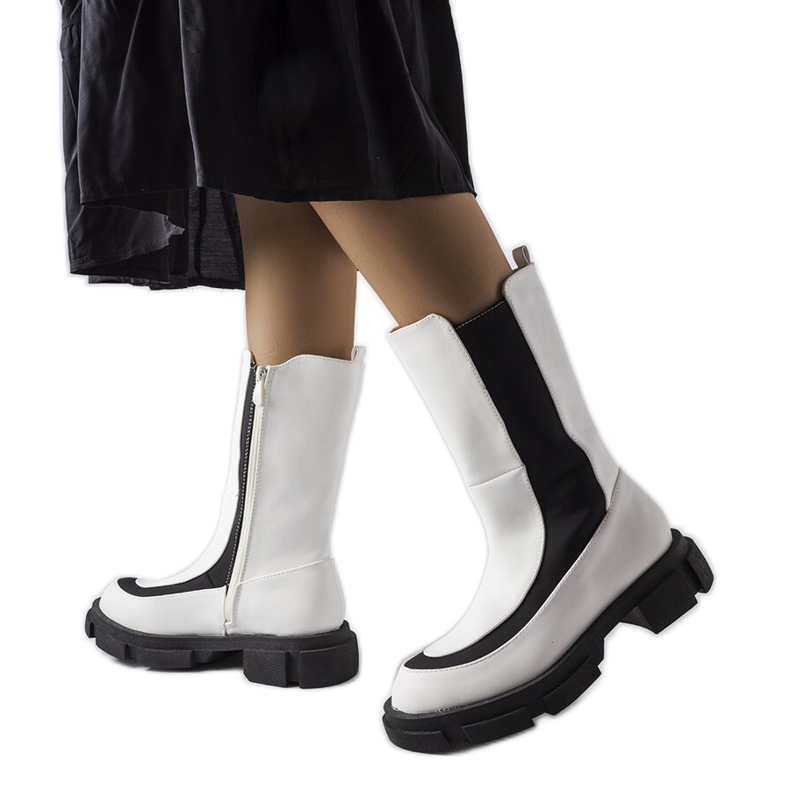 Bijele gležnjače Gontin bijela