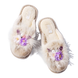 Bež ženske papuče Moly