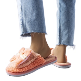 Narančaste papuče s mašnom