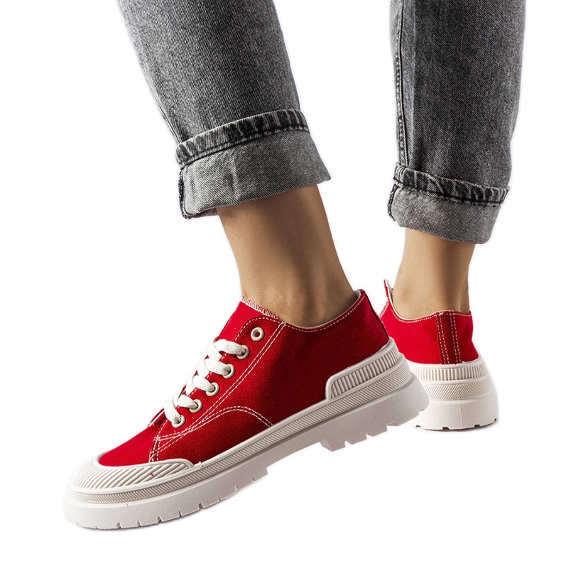 Nassarove crvene platnene tenisice crvena