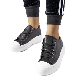 Crne Peculiar tenisice s platformom crna