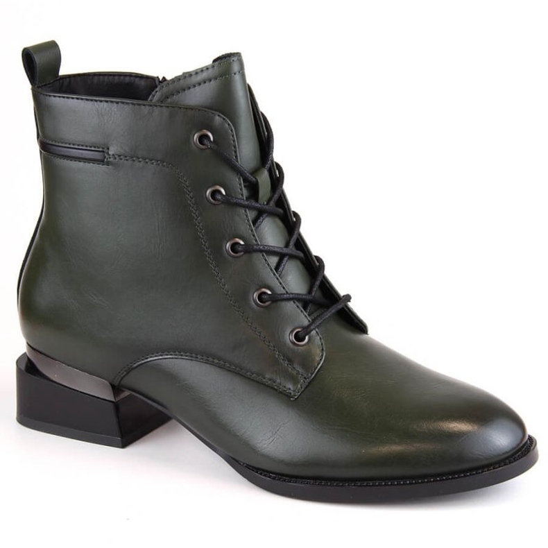 Vinceza W JAN253A izolirane gležnjače na visoku petu, zelene zelena