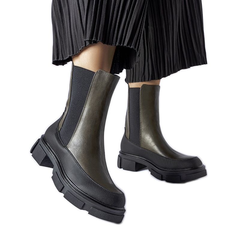 Zelene i crne gležnjače Faisal zelena