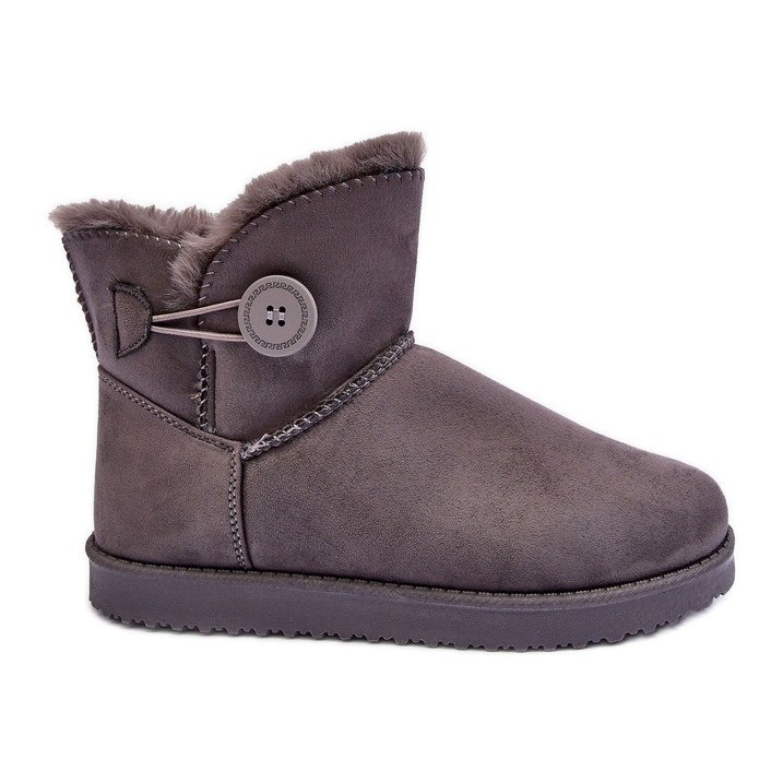 Izolirane ženske čizme za snijeg s ukrasom Sivi Siriol siva