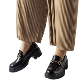 Crne cipele Fabrizio na visoku petu crna