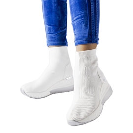 Bijele tenisice od tkanine s Casgio klinom bijela