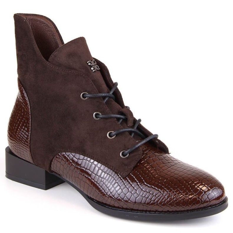 Izolirane čizme s ravnom petom Vinceza W JAN246B smeđe smeđa