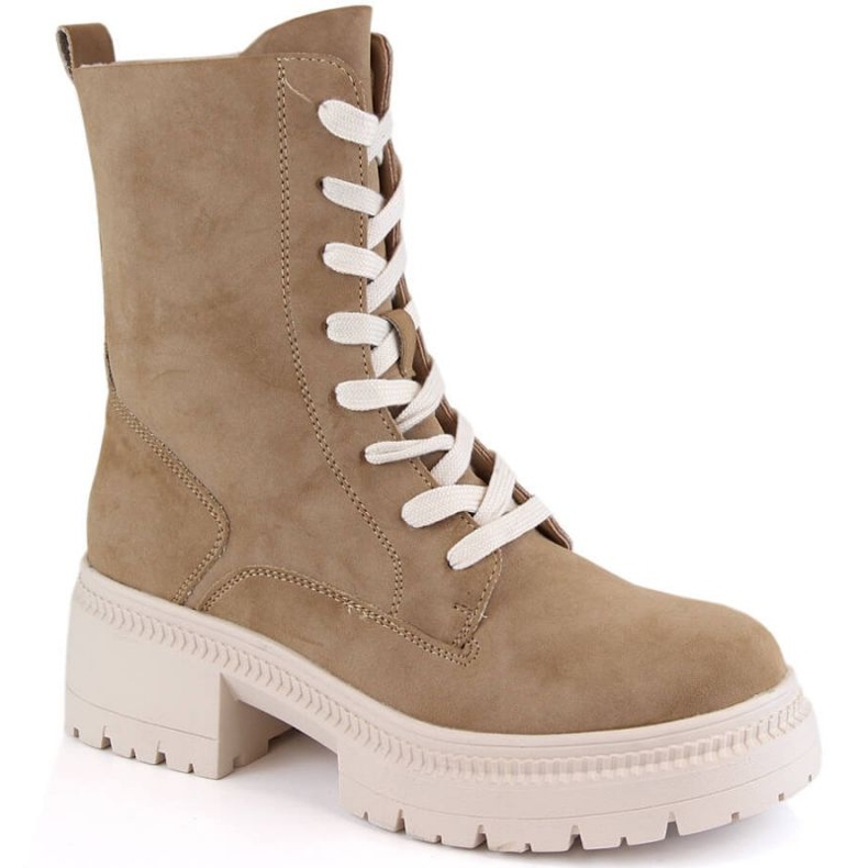 Potocki W WOL174 gležnjače od devine izolacije od brušene kože smeđa