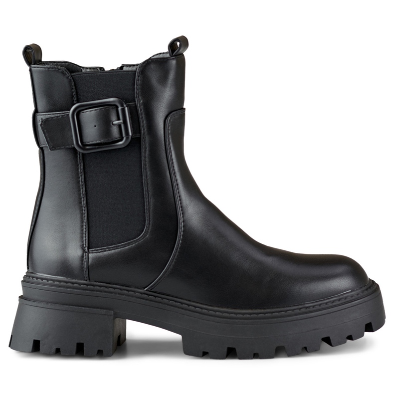 Klasične ženske torbe s ukrasnom kopčom crno