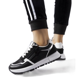 Crne ukrasne Camuzzoni tenisice crna