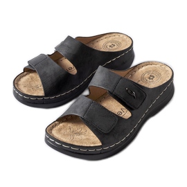 Evento Crne Fréchette niske mazge na wedge crna