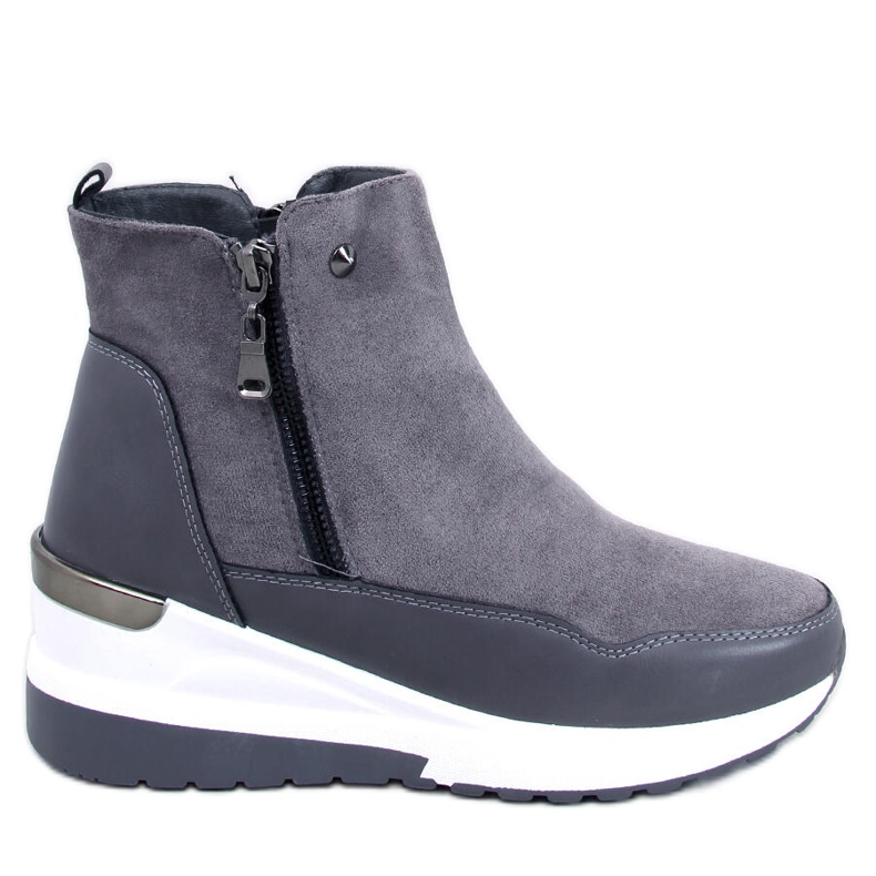 Jordans sive gležnjače na klin siva