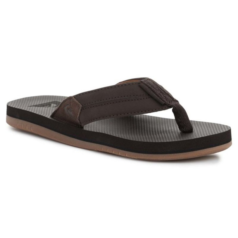 Muški flip -flops quiksilver aqyl100633 smeđa