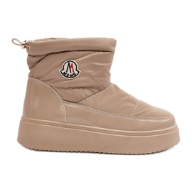 Bež Gattea ženske čizme za snijeg na platformu