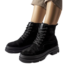 Crna kožna radna Big Star KK274524