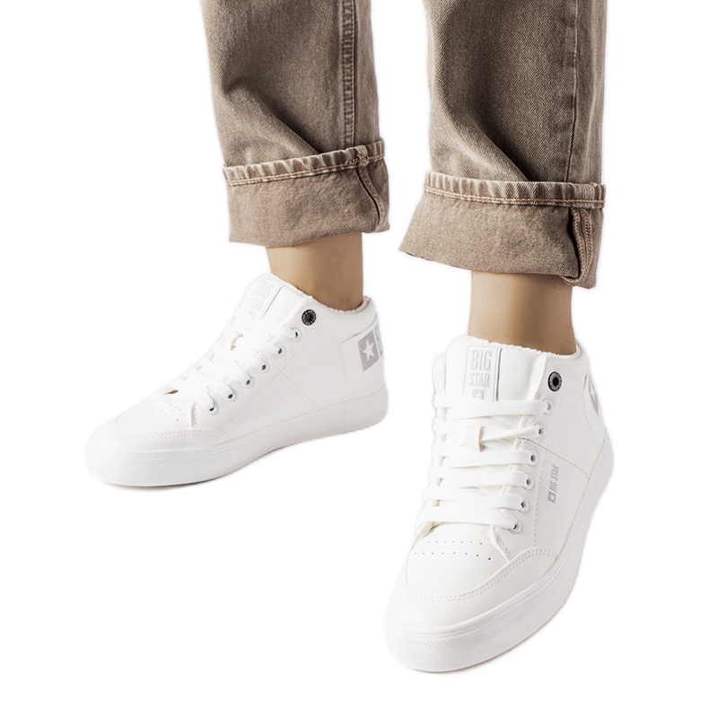 Bijele izolirane tenisice Big Star EE274352 bijela
