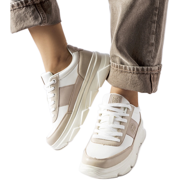 Bijele tenisice Big Star MM274500 bež