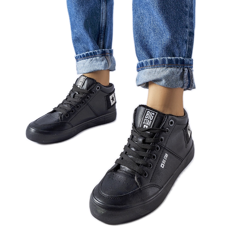 Crne izolirane tenisice Big Star EE274351 crno