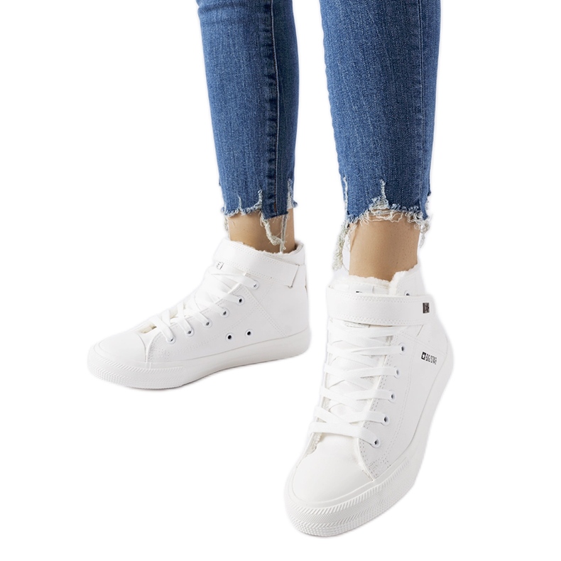 Bijele izolirane tenisice Big Star V274541F bijela