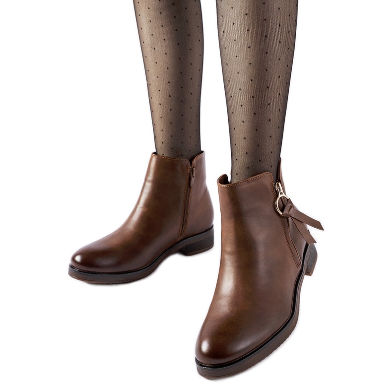 Smeđe izolirane klasične Corciano gležnjače smeđa