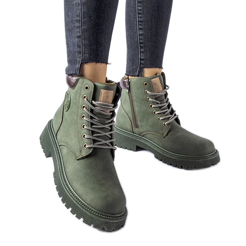 Zelene izolirane Doutor čizme zelena