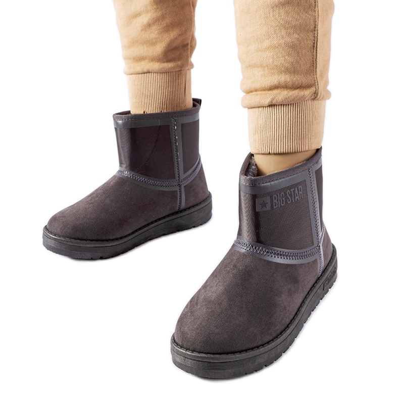 Sive čizme za snijeg Big Star KK274615 siva