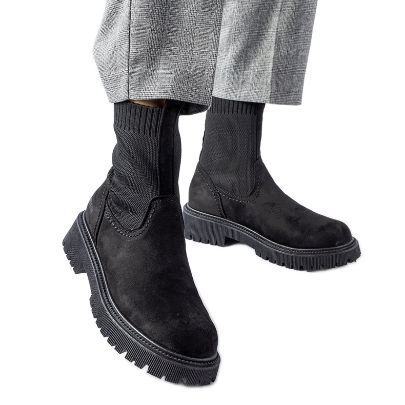 Crne čarape Big Star MM274540 crno