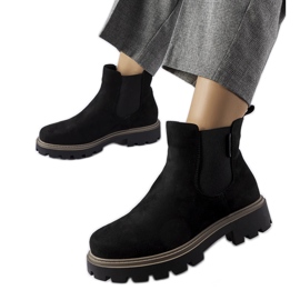 Crne izolirane čizme Big Star MM274372 crna