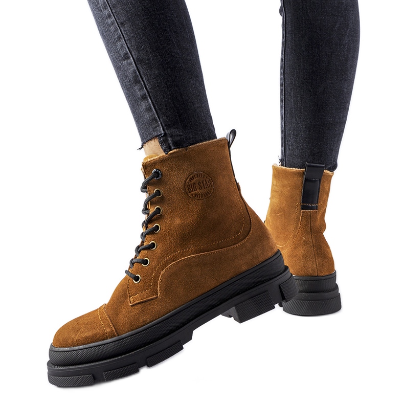 Smeđa kožna radna Big Star KK274524