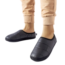 Crne izolirane papuče Big Star KK274604 crna