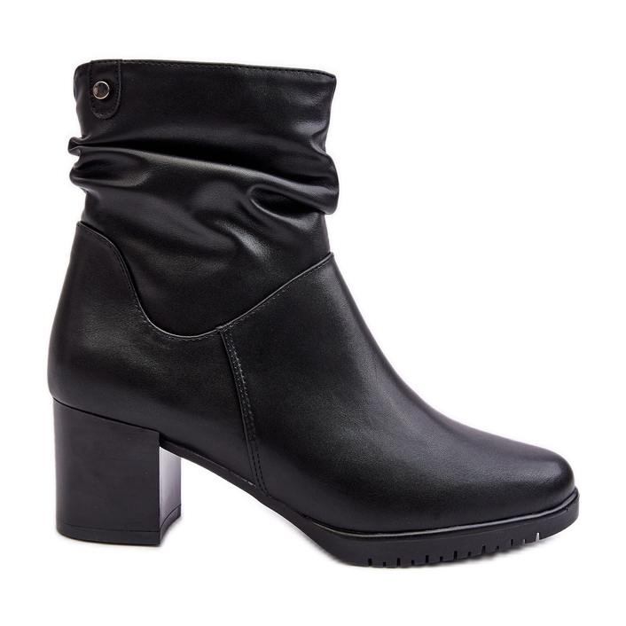 Sergio Leone Ženske zgužvane gležnjače crne Liriam crno