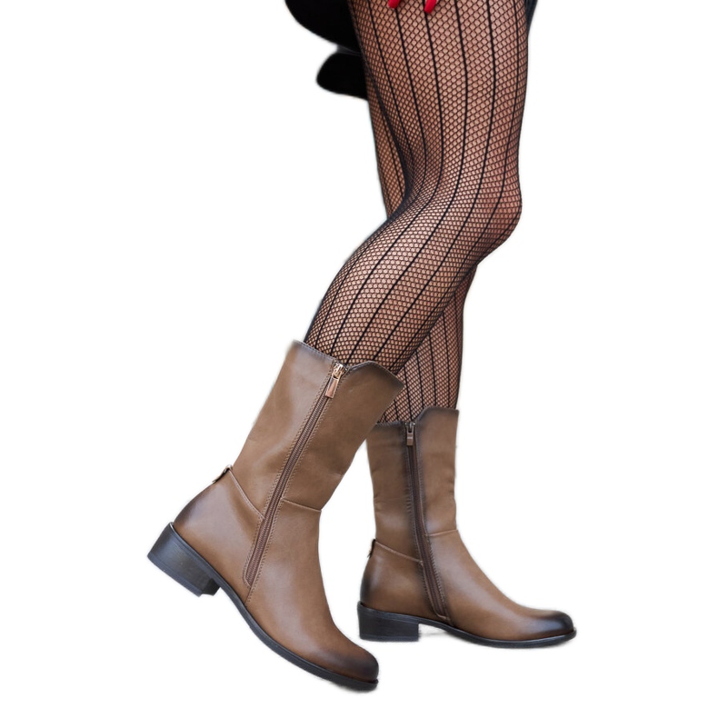 Smeđe izolirane visoke gležnjače iz Mayonge smeđa